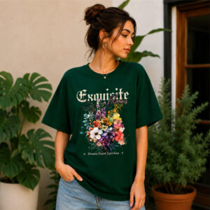 Women's 180 GSM Half Sleeve Round Neck T-shirt BLOOM GREEN