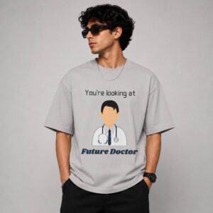 Men's 180 GSM Half Sleeve Round Neck T-shirt Doctor Grey