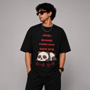Men's 180 GSM Half Sleeve Round Neck T-shirt DUS BAHANE