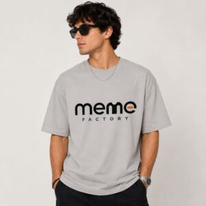 Men's 180 GSM Half Sleeve Round Neck T-shirt MEME FACTORY