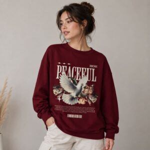 Women's 320 GSM Sweatshirt PEACEFUL