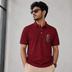 Men's 220 GSM Half Sleeve Polo T-shirt ROSE