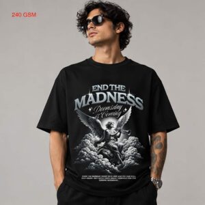 Men's 240 GSM Dropshoulder Oversized T-shirt PUNISHMENT