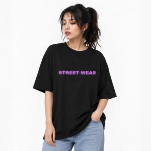 Women's 220 GSM Dropshoulder Oversized T-shirt Street Wear