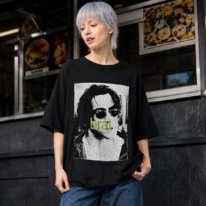 Women's 220 GSM Dropshoulder Oversized T-shirt BRAT