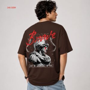 Men's 240 GSM Dropshoulder Oversized T-shirt BRAVE SOUL