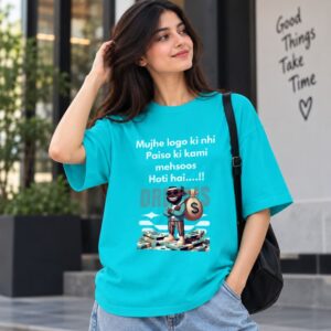 Women's 240 GSM Dropshoulder Oversized T-shirt Paiso Ki Kami