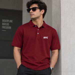 Men's 220 GSM Half Sleeve Polo T-shirt UFC