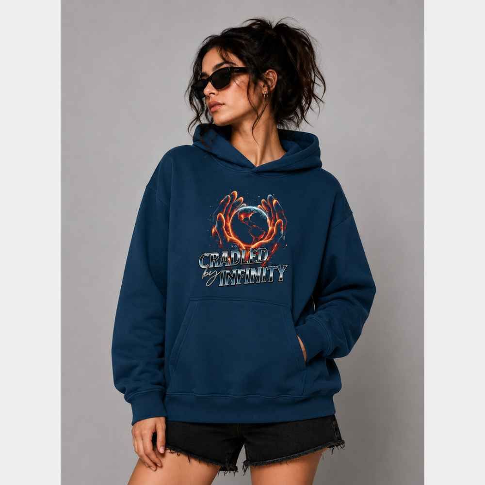 Women's 440 GSM Non-Zipper Hoodie INFINITY