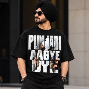 Men's 240 GSM Dropshoulder Oversized T-shirt PUNJABI