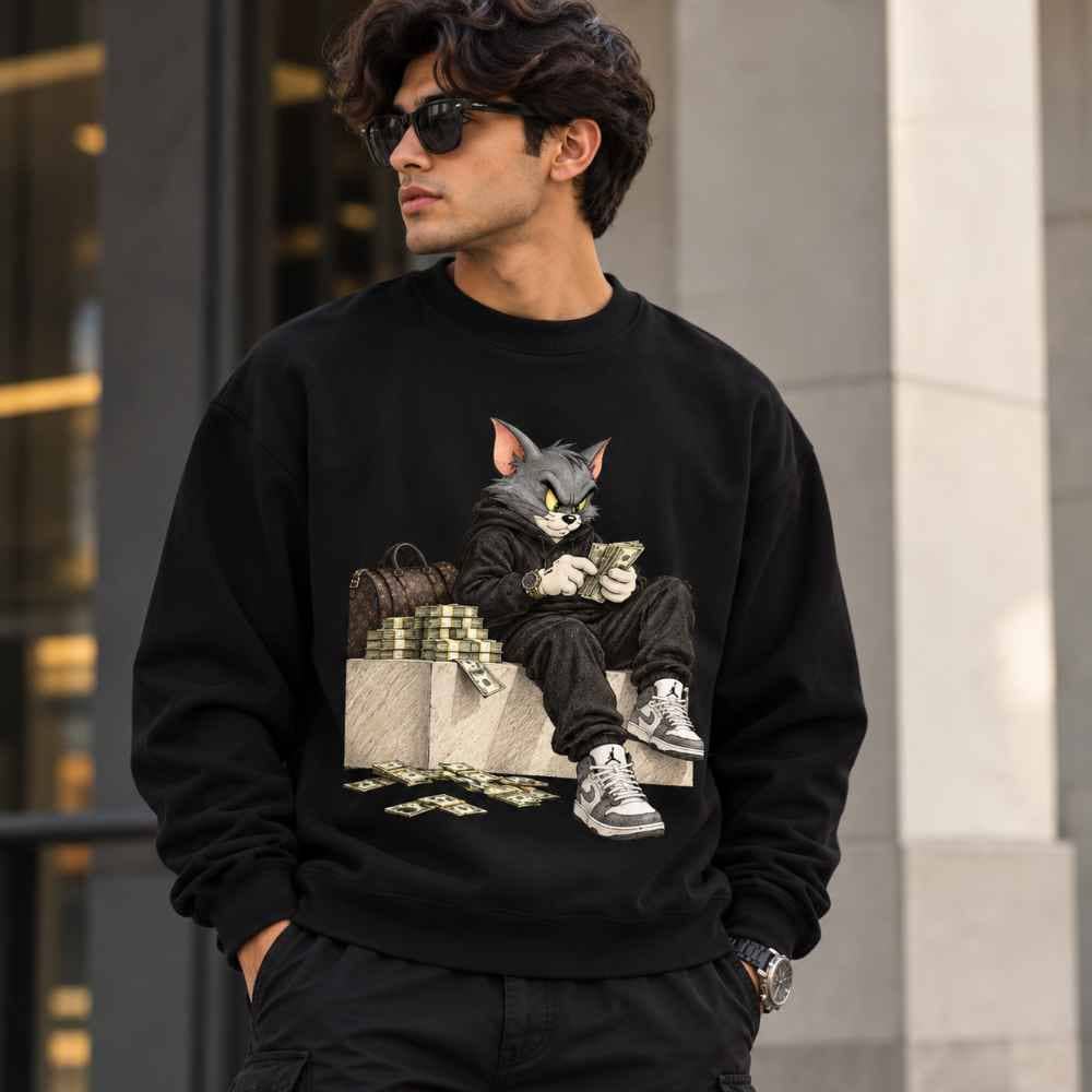Men's 320 GSM Sweatshirt TOM ON CASH